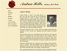 Tablet Screenshot of andrew-hobbs.com